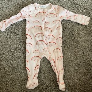 Angel Dear modern rainbow onesie 0-3mos